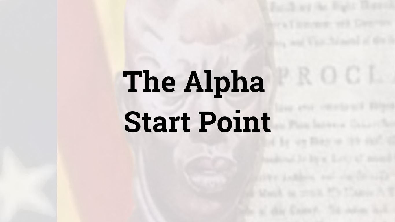 The Alpha Start Point - Ida B. Wells Center on American Exceptionalism ...