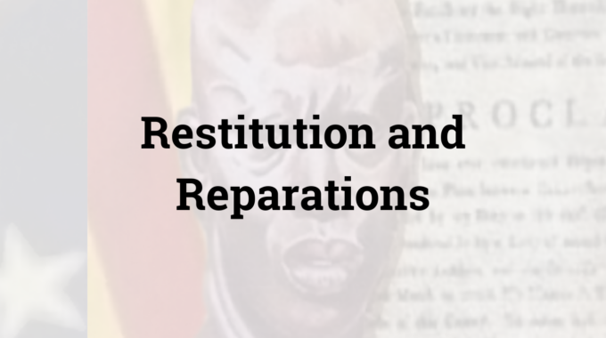 Restitution And Reparations